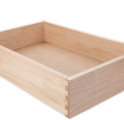 birch pull out shelf dovetailed