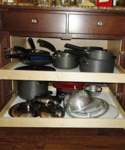 wide kitchen pull out shelves